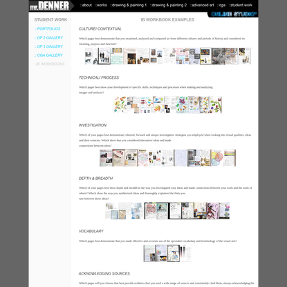 IB Workbook Gallery