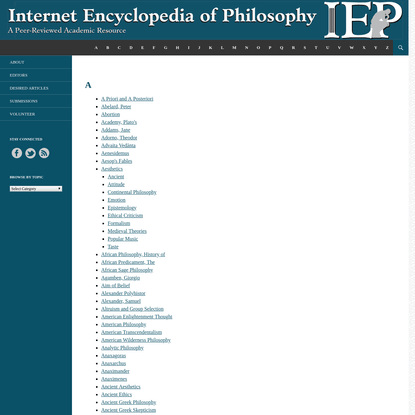 Internet Encyclopedia of Philosophy