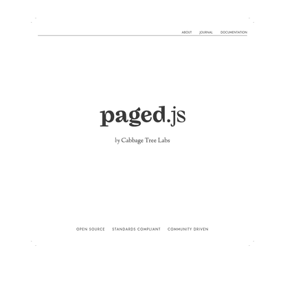 pagedjs, home of HTML printing