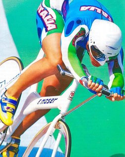 Antonella Bellutti Pursuit Gold Medal Winner 1996 Atlanta Olympics. #antonellabellutti #olympicgames #atlanta1996 #moserbike...