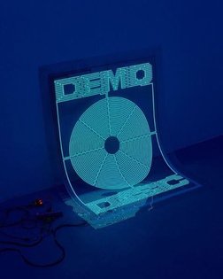 Pavel Coufalík, Marek Nedelka &amp; Daniel Vojtíšek / Demo Disc / Electroluminescent Animated Poster / 2018 - #pavelcoufalík #ma...