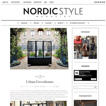 Urban Greenhouse - Nordic Style Magazine