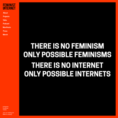 FEMINIST INTERNET