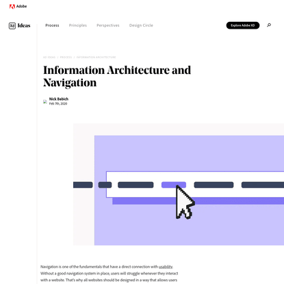 Information Architecture and Navigation | Adobe XD Ideas