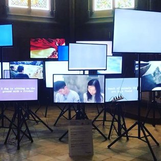 YAIR presents a work by artist Yan Lei at the exhibition UNLEASH at the Mariendom in Linz. An interactive work where the aud...