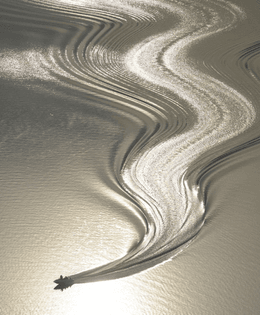 smooth water pleats silver waves metal texture organic mysterious dreamy