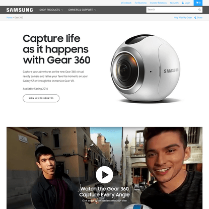 Gear 360 | Samsung US