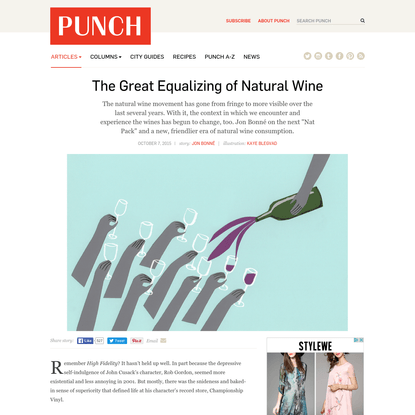 PUNCH | The Great Equalizing of Natural Wine