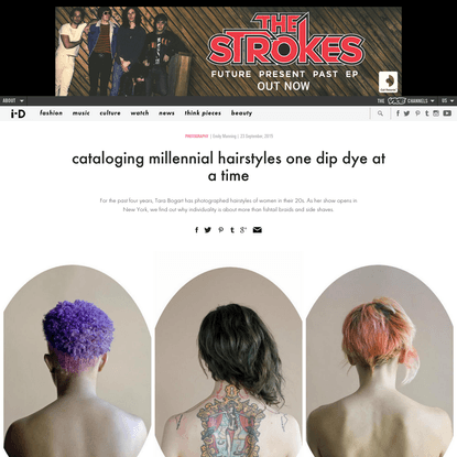 cataloging millennial hairstyles one dip dye at a time | read | i-D