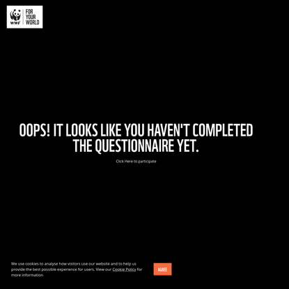 WWF Footprint Calculator