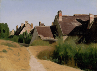 Corot - Houses near Orleans - ca.1830
