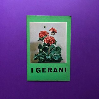 Gerani anni '60. 💐#libribelli #gerani #flowers #vintage #books #libri #copertine #bookcover #photography