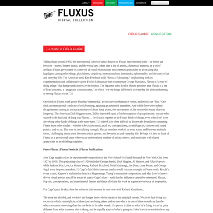 Fluxus Digital Collection