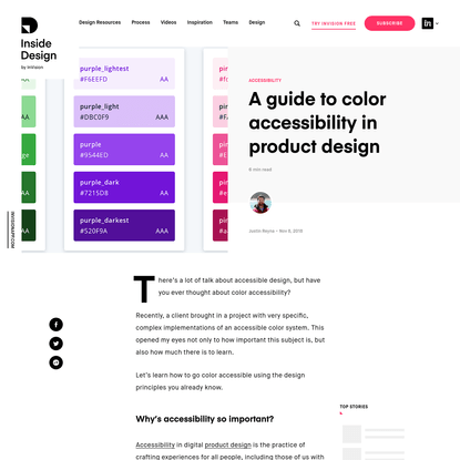A guide to color accessibility in product design | Inside Design Blog