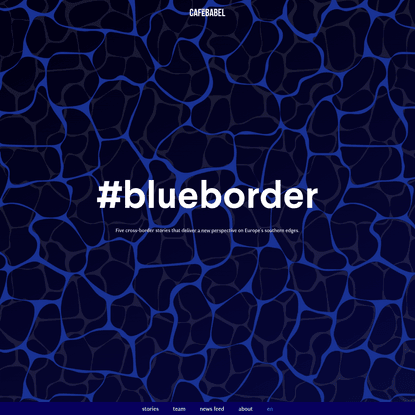 Homepage - #blueborder