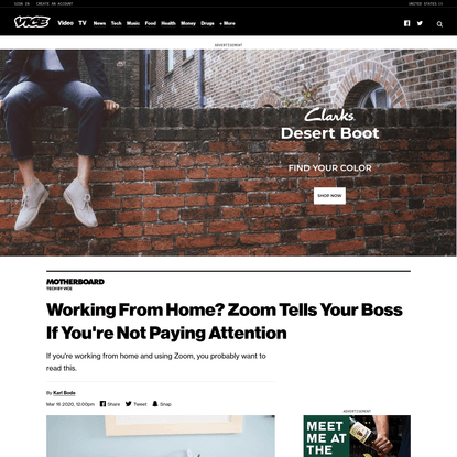 Working From Home? Zoom Tells Your Boss If You're Not Paying Attention