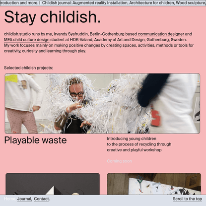 Website by Studio childish