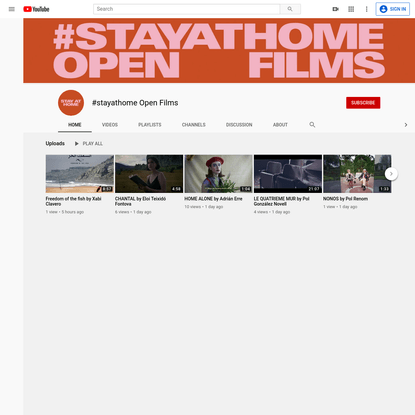 #stayathome Open Films