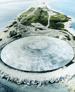 Runit Dome, Enewetak Atoll, Marshall Islands (nuclear test site)