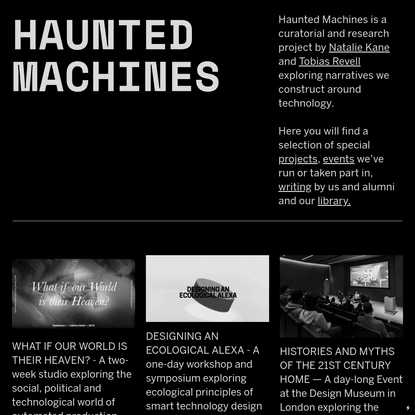 Haunted Machines