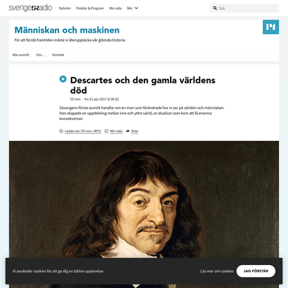 Descartes och den gamla världens död - Människan och maskinen