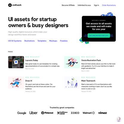 Craftwork - User Interface Resouces for Designers