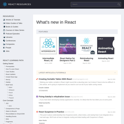 React Resources