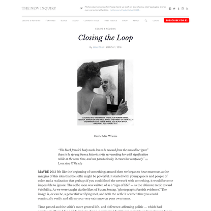 Closing the Loop