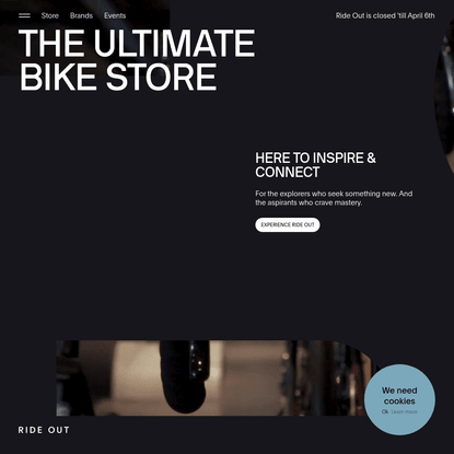 The ultimate bike store - RideOut