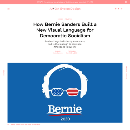How Bernie Sanders Built a New Visual Language for Democratic Socialism