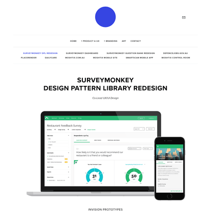 SurveyMonkey DPL Redesign - Lucia Ciccio' * Product Designer