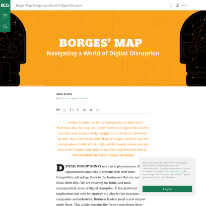 Borges' Map: Navigating a World of Digital Disruption