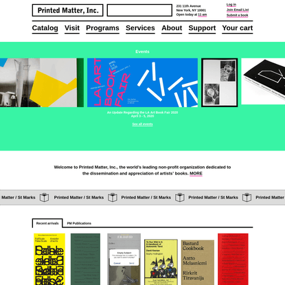 Home - Printed Matter