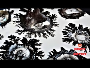 FRACTAL ART - How to create DENDRITE FRACTALS - EASY step by step FRACTAL ART EXPERIMENTS!