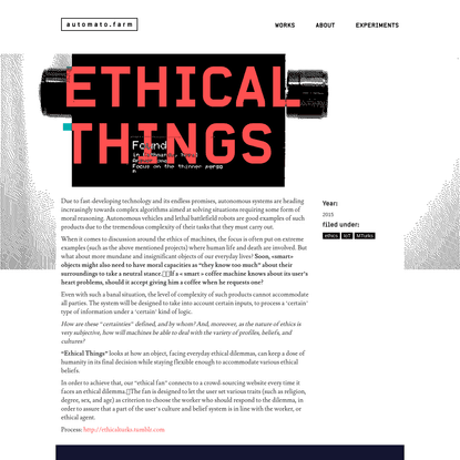 ethical things