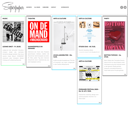 SUPER PAPER | Stadtmagazin für München im Zeitungsformat