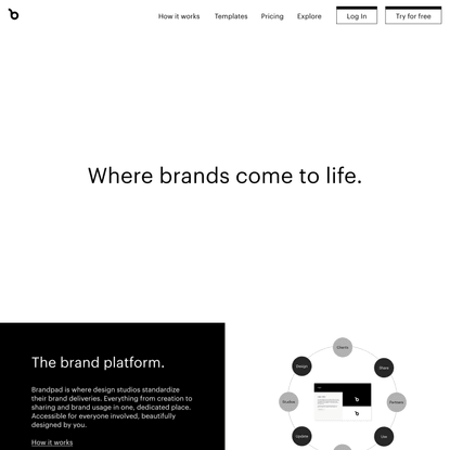 Brandpad™ — Brand guidelines system for designers and clients