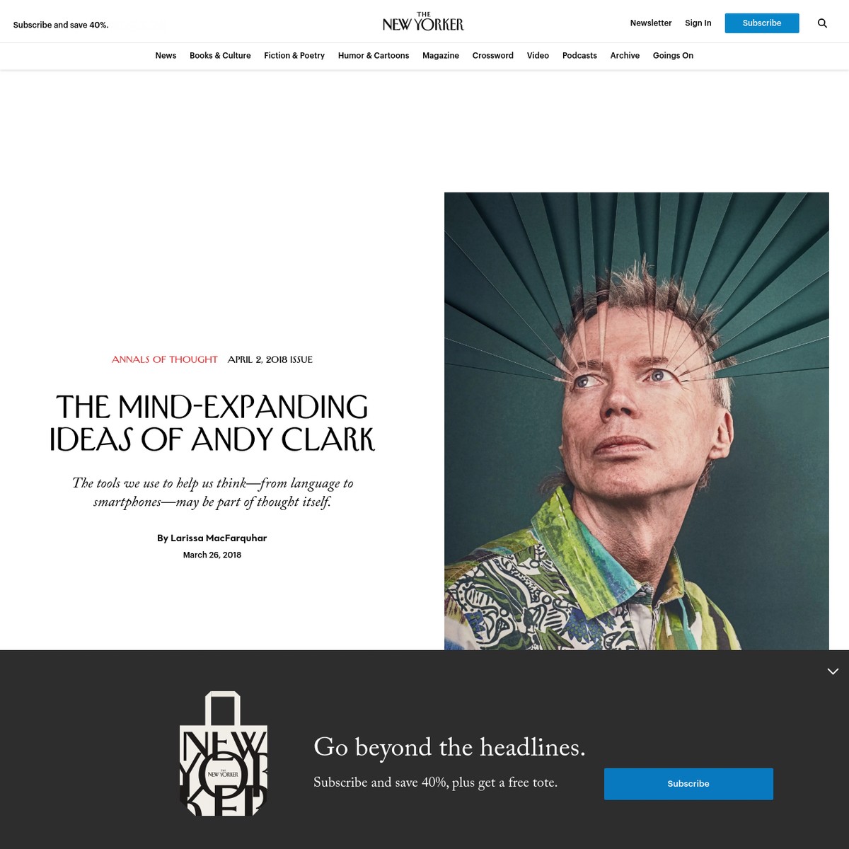 The Mind-Expanding Ideas of Andy Clark — Are.na