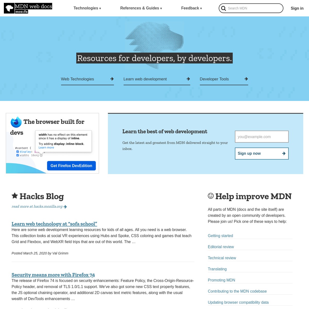 MDN Web Docs — Are.na