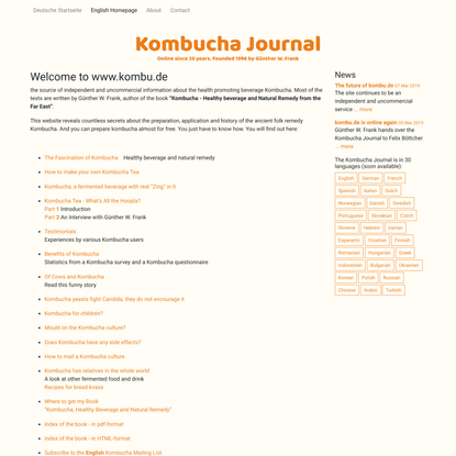 The Kombucha Journal in English