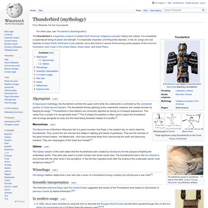 Thunderbird (mythology) - Wikipedia