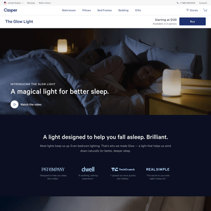 The Glow Light — Our Magical Sleep Light | Casper®