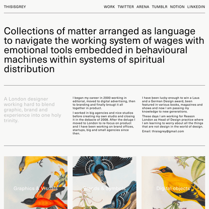ThisisGrey — Design from Daniel Robert
