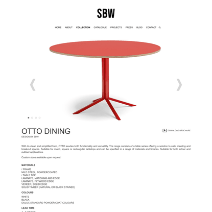 SBW - Collection - Dining Tables : Otto Dining