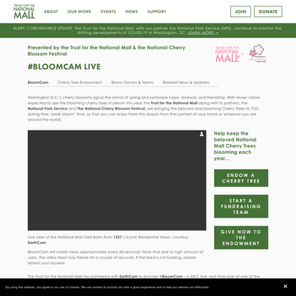 BloomCam — Trust for the National Mall