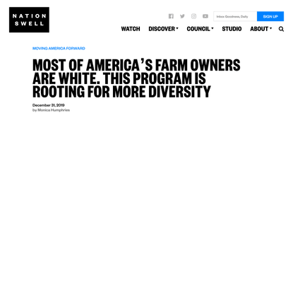 Most of America's Farm Owners Are White. This Program Is Rooting for More Diversity