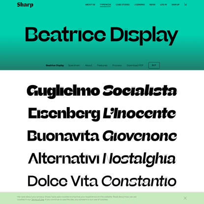 Beatrice Display (Sharptype)