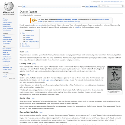 Dvorak (game) - Wikipedia