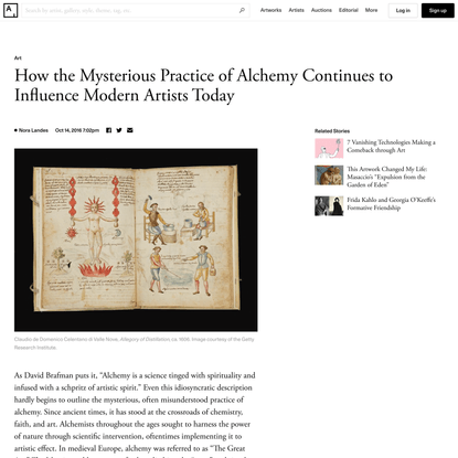 How the Ancient Practice of Alchemy Influences Artists Today