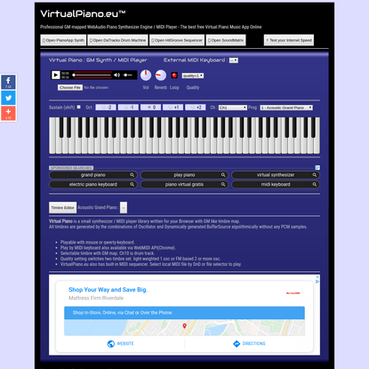 Virtual Piano - The Original Synthesizer 🎹